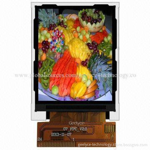 2.7-inch TFT LCD Panel, 320 RGB x 240P Resolution, 8-bit RGB Interface and LED Backlight